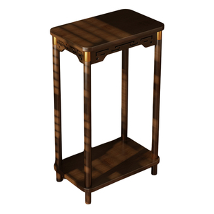 中式花架子客厅落地式阳台花盆置物架实木多层植物盆景摆件放置架