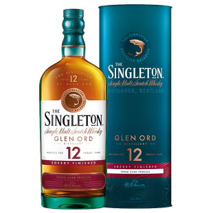 苏格兰单一麦芽威士忌xo进口洋酒帝亚吉欧苏格登12年700ml