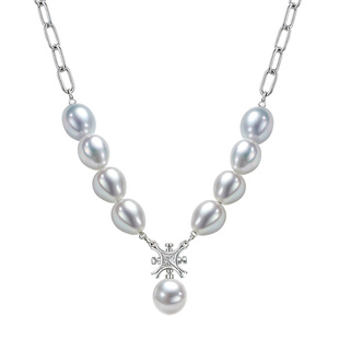 CIRCLE珠宝标志系列925银大颗南洋巴洛克海水珍珠项链手链耳环女