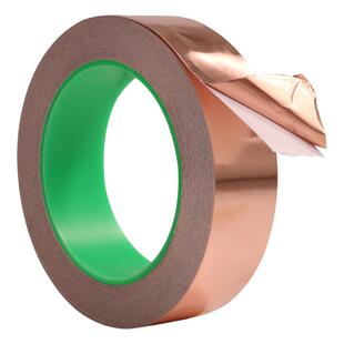 3J双导铜箔胶带 纯铜双面导电铜箔胶带 导电胶带屏蔽胶带 单面胶