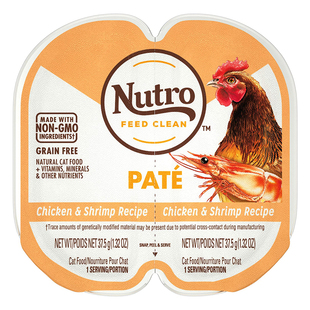 美国美士猫罐头一分为二nutro主食营养餐盒成猫小鸟胃湿粮猫粮75g