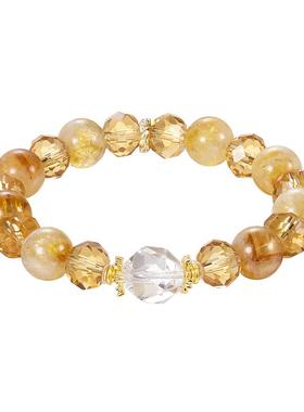 zeroline黄水晶手串女款白水晶