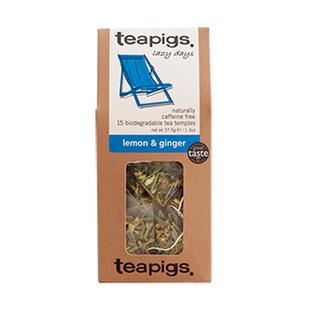 teapigs茶猪猪柠檬香茅姜茶柠檬草无咖啡因秋冬柠檬草茶泡茶包袋