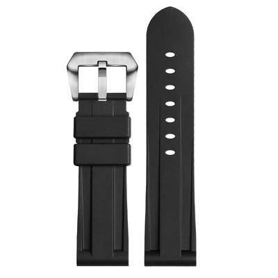 适配沛纳海庐米诺硅胶手表带24mm