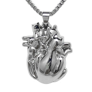 GGT LAB [猫X心脏]吊坠项链 原创独立设计 可爱猫咪 情侣款毛衣链