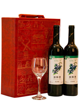 伊村山野玄武岩蓝莓养生酒