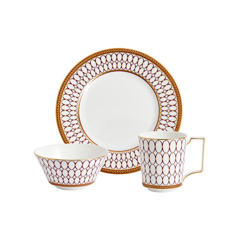 WEDGWOOD金粉年华骨瓷餐具碗盘碟