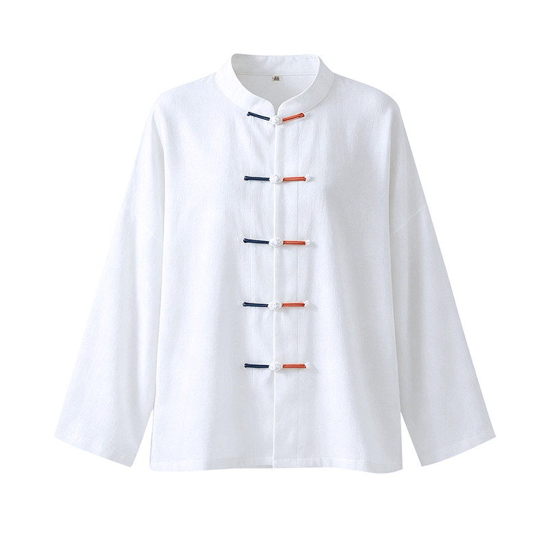 女士亚麻太极服女款新款