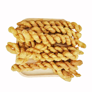 湖北英山特产石镇蔡萍麻花纯手工制作咸香盐味麻花细果儿250g/袋