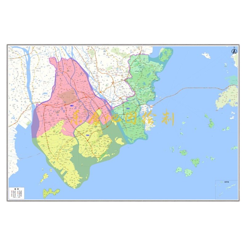 广东省珠海市城市区域地图