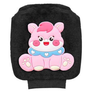 汽车档位套可爱卡通档把套冬季车内排挡套档杆套女装饰通用手刹套