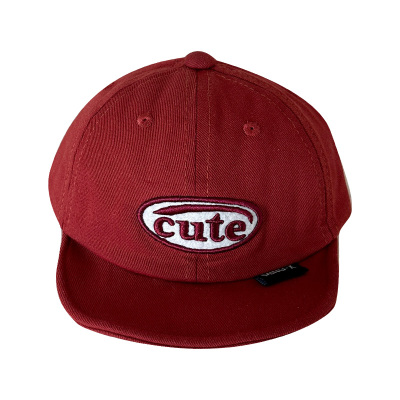 韩版婴儿鸭舌帽字母休闲