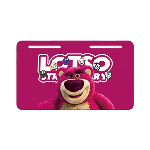 电动车装饰牌群马广告车牌架摩托车贴卡通小牛牌照框后尾牌头文字