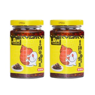 江西特产丰城龙共香辣田螺王210克玻璃瓶装下饭酱开胃菜下饭菜