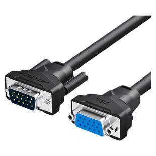 威迅vga延长线公对母电脑视频连接线电视台式主机投影仪高清线5米