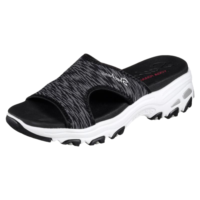 Skechers/斯凯奇女凉鞋拖鞋一字拖户外休闲鞋运动缓震记忆垫夏季
