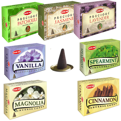 HEM印度塔香熏香香锥乳香肉桂鼠尾草招财净化空气熏香合集