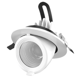 服装店cob象鼻灯4500K婚纱专用超亮防眩高显指嵌入式led射灯客厅