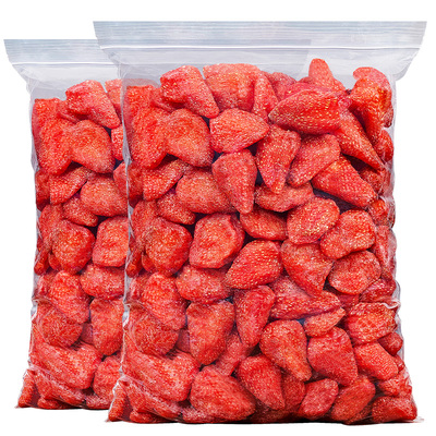 每果时光鲜制整粒草莓干500g酸甜