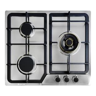 COOTAW Q1S03小尺寸三灶头燃气灶家用日式三眼灶台煤气炉多眼灶具