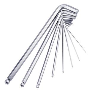 日本进口百利内六角扳手特长公制钻石头单个六棱6角匙加硬螺丝刀