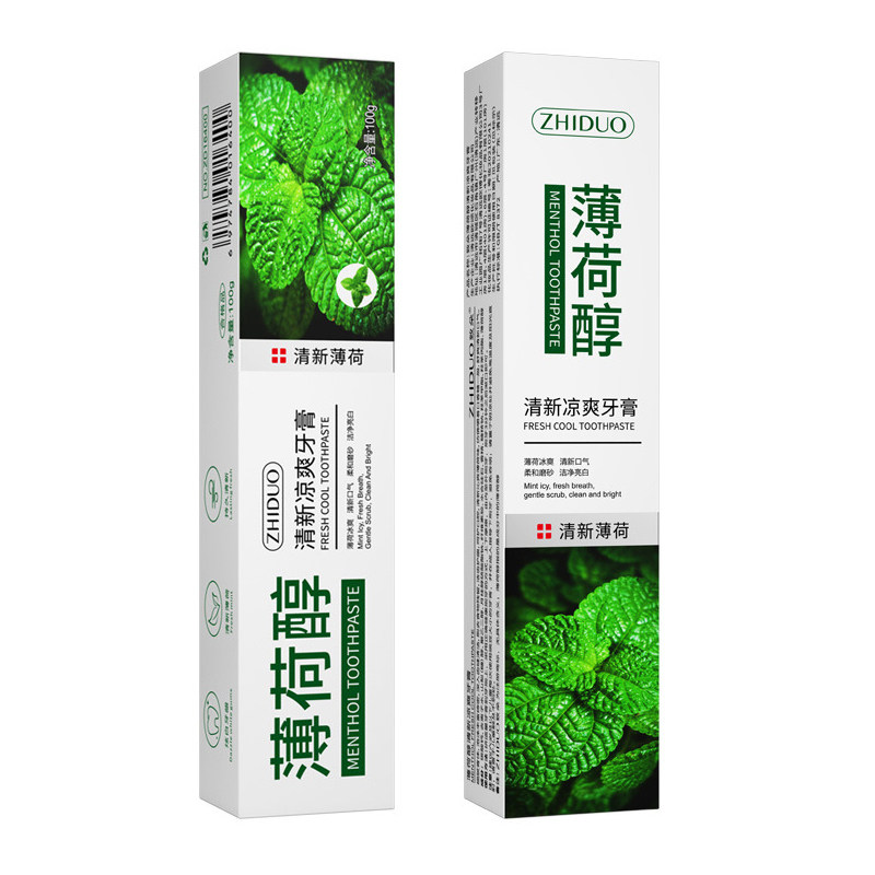 致朵薄荷醇清新凉爽牙膏
