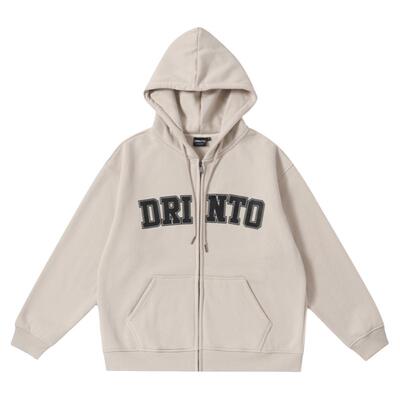 DRINTO秋季情侣拉链卫衣