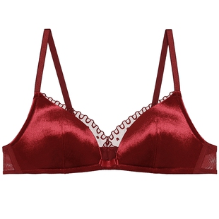 爱美丽IMIS25秋冬光感丝绒女无托三角薄海绵模杯文胸IM17BPL2