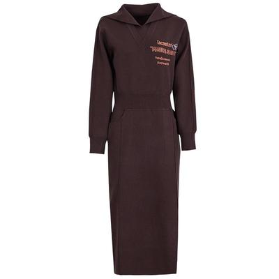 墨蒂珂X型针织高腰连衣裙