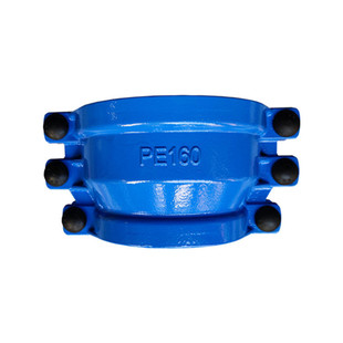 铸铁变径哈夫节大小头堵漏器承插口抢修节PE接头交口卡子抱箍异径