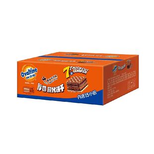 阿华田可可7层厚切威化饼干联名夹心休闲零食早餐办公室下午茶