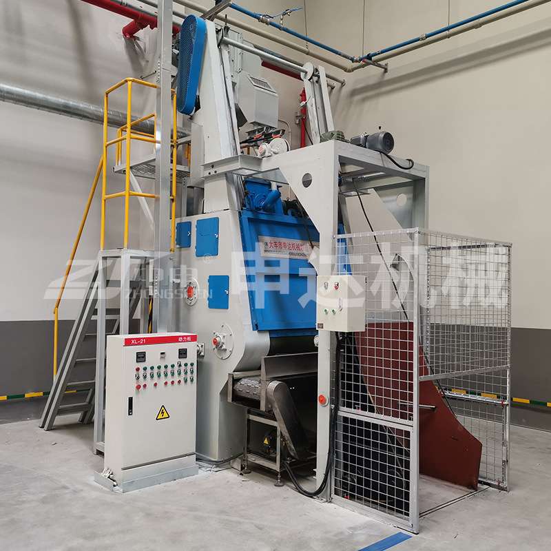 定制履带式抛丸机小型Q324Q326Q328钢材铸件抛丸清理机履带高效