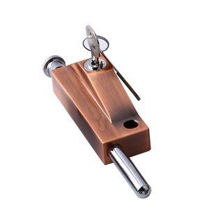 有框玻璃门锁不锈钢单门锁单开门锁双开门钩锁推拉移门钩锁趟门锁