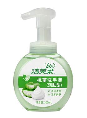 洁芙柔清洁抗菌芦荟泡沫洗手液