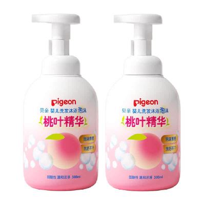 贝亲桃叶洗发沐浴露