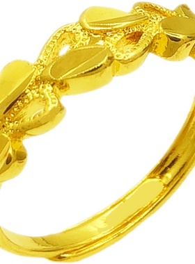 越南沙金戒指女仿真假久不掉色