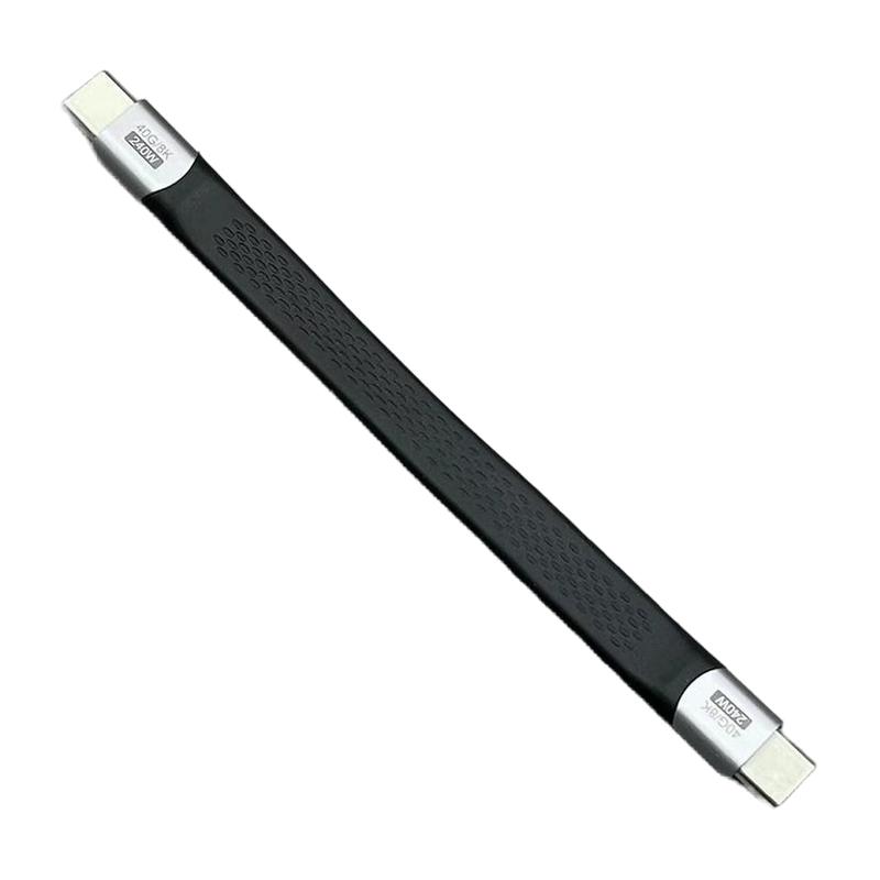 雷电4/5全功能240W PD快充数据线USB4 高速GEN3传输CtoC一线通8k