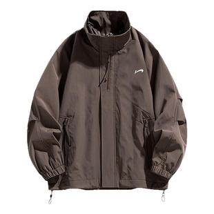 贵人鸟男士外套2026冬季新款户外透气休闲夹克舒适立领时尚外套男