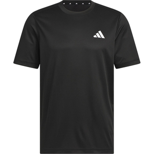 Adidas/阿迪达斯正品D2M PLAIN男士经典健身短袖运动T恤KA8338