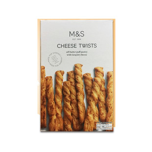 英国玛莎马莎Marks&Spencer牛油芝士脆条饼干海洋胡椒125gM&S
