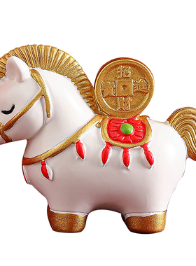 2026马年吉祥物马上有钱生肖摆件