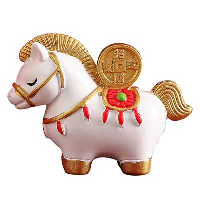 2026马年吉祥物马上有钱生肖摆件