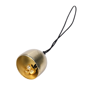 圣诞树铃铛挂件黄铜清脆风铃吊坠绿植包包汽车装饰品纯铜diy配件