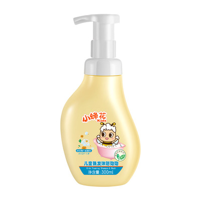 小蜂花儿童洗发沐浴泡泡