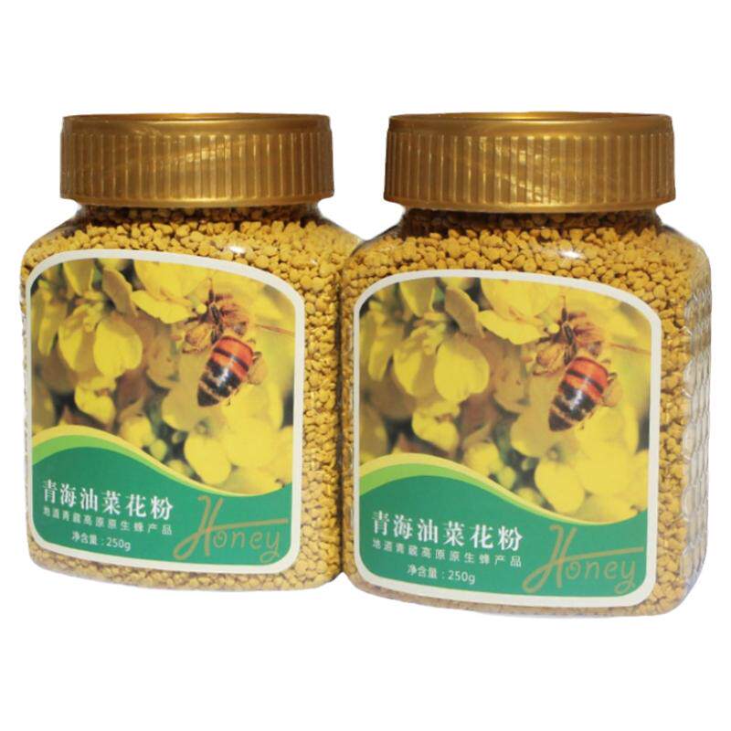 食用青海油菜花粉农家自产茶花粉新鲜无破壁正品青海蜂花粉500g