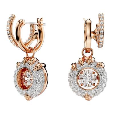 新品耳环施华洛世奇女