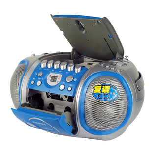 熊猫磁带CD音响一体机录音收录播放器老式复古多功能光盘光碟碟片