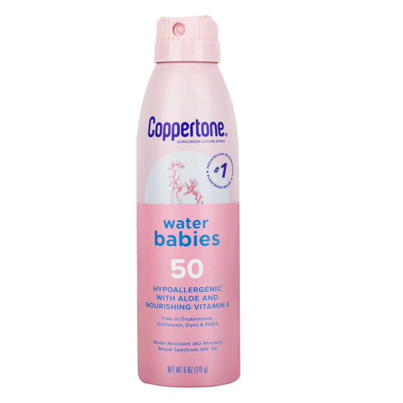 COPPERTONE确美同水宝宝清透倍护防晒喷雾SPF50 170g
