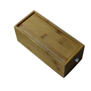 竹制推拉首饰盒锦盒饰品收纳盒小盒子储物盒篆刻印章盒礼盒可定制