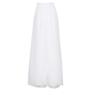 禅服下装女夏季高腰垂感阔腿裤宽松裤子薄款垂感搭配唐装旗袍上衣